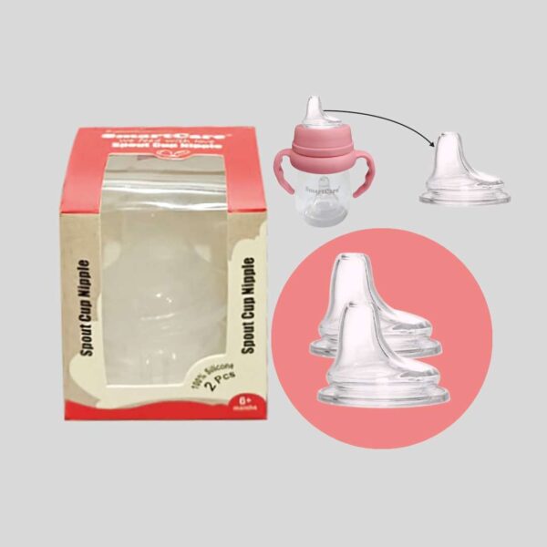 Smart  Care Spout Cup Nipple (2 Pcs in a box)